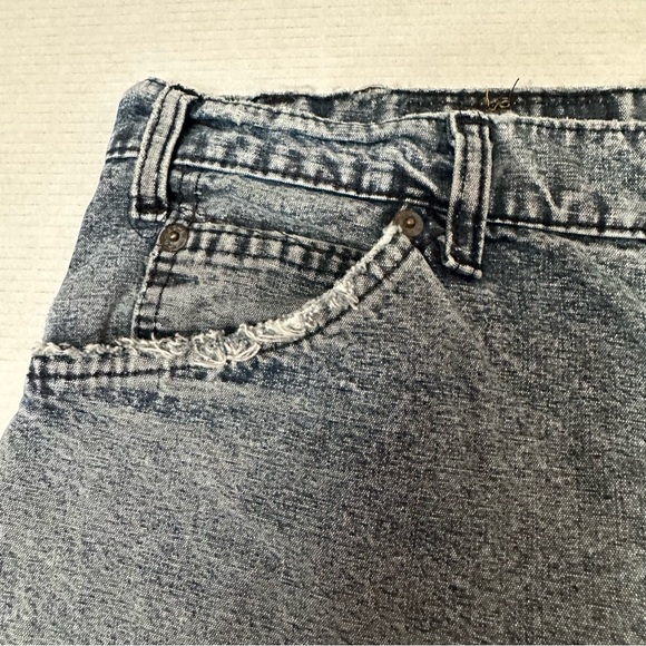 Levi’s 550 90’s Baggy Jeans 35x32 Blue Tabs Dark Wash Denim Grunge Streetwear - Picture 5 of 12